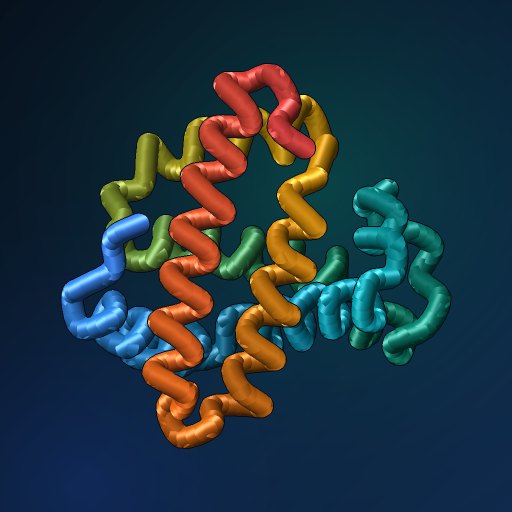 3D structure of 1MLQ: Structural and functional effects of apolar mutations of VAL68(E11) in myoglobin (MolNFT v1 / PDB)